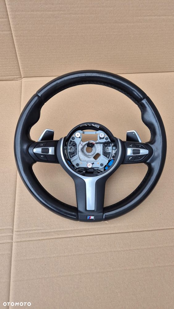 BMW F20 f21 M140 M135 F30 F31 F32 F36 KIEROWNICA M PAKIET ŁOPATKI SKÓRA ŁADNA - 1