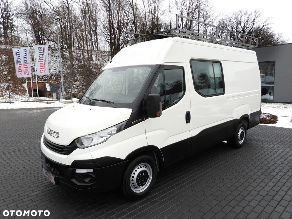 Iveco DAILY 35S14 FURGON BRYGADÓWKA 7 MIEJSC TEMPOMAT  140KM - 7