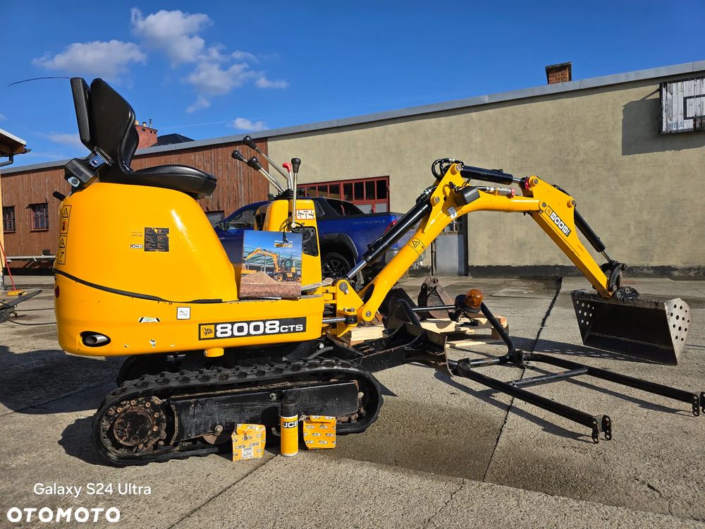 JCB Jcb 8008 cts 2018 rok tylko 207 moto godzin jak NOWA 4 Łyżki ideał dostawa - 6