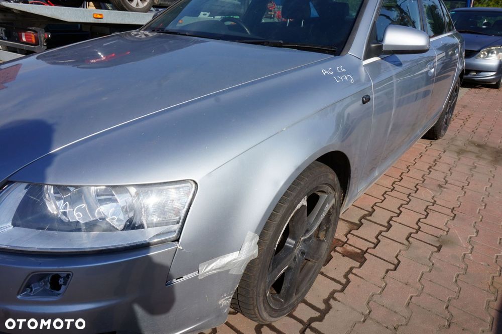 MASKA ZDERZAK BŁOTNIKI LAMPY A6 C6 LY7J S-LINE AUDI 2004-2008 SREBRNY PRZÓD KOMPLETNY - 7