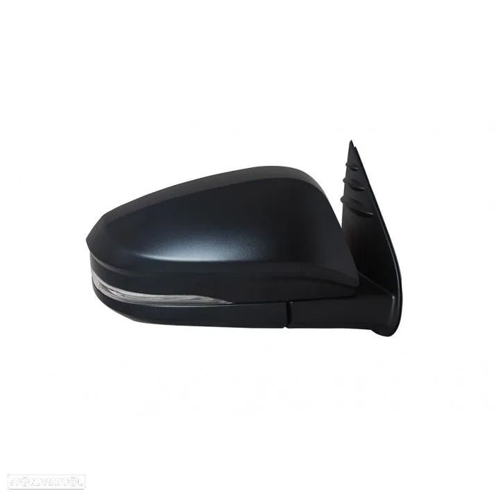 Espelho retrovisor em preto Toyota Hilux GUN135 2015 a 2019 - 1
