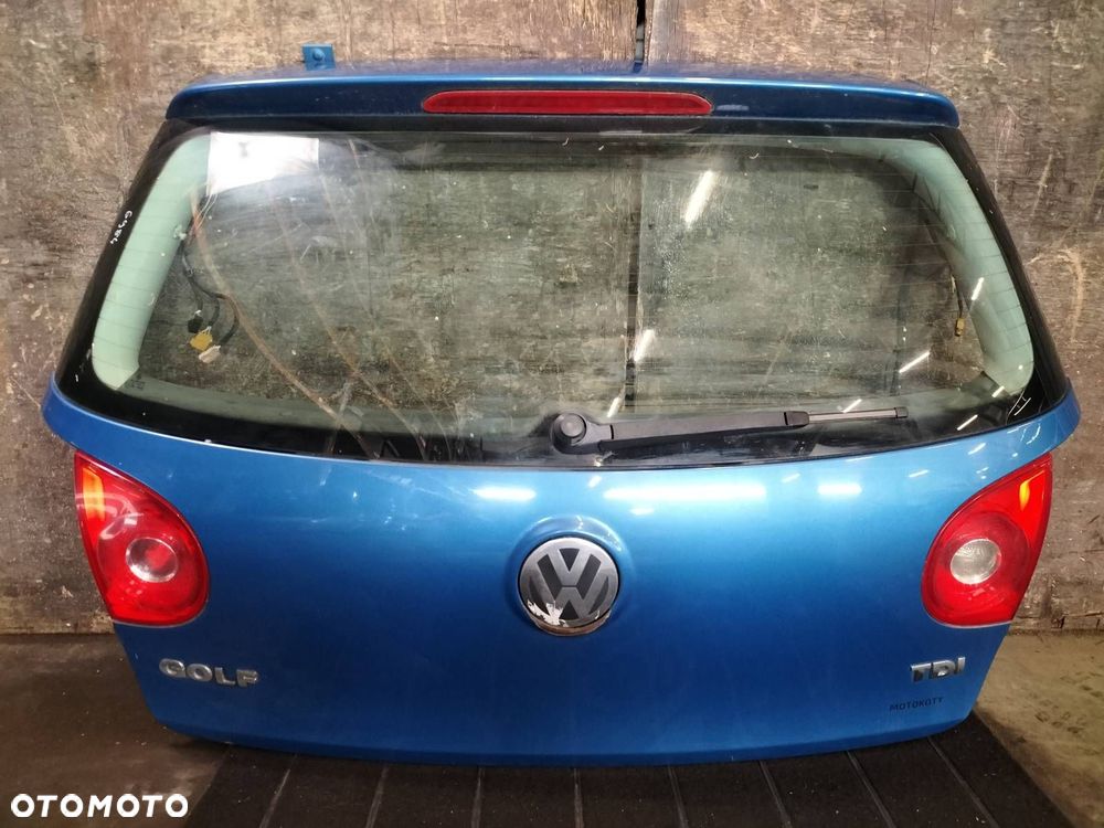 KOMPLETNY TYŁ KLAPA BAGAŻNIKA ZDERZAK PDC LAMPY VOLKSWAGEN GOLF V HB LC5G - 11