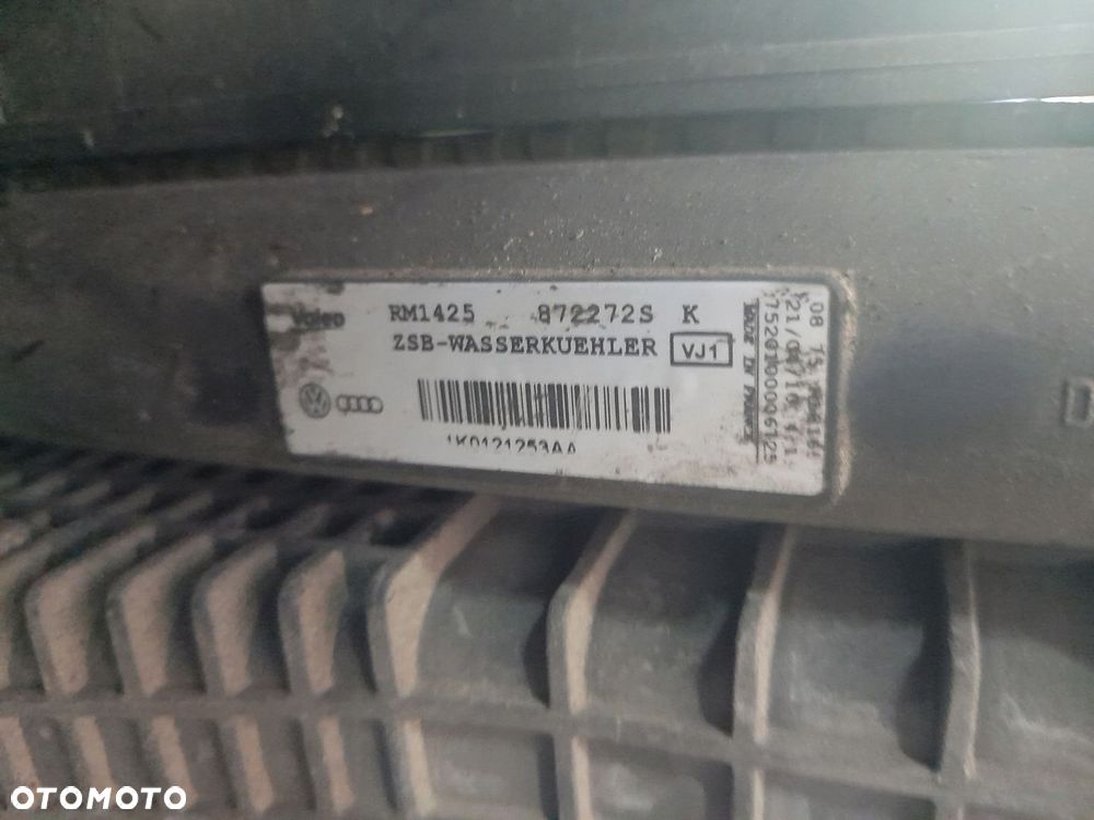 SKODA OCTAVIA II 04-13 LIFT 1,9 TDI komplet chłodnic + wentylator VALEO 1K0121253AA, 1K0121203AR, 1K0121205AG, 1K0121207BF * - 3
