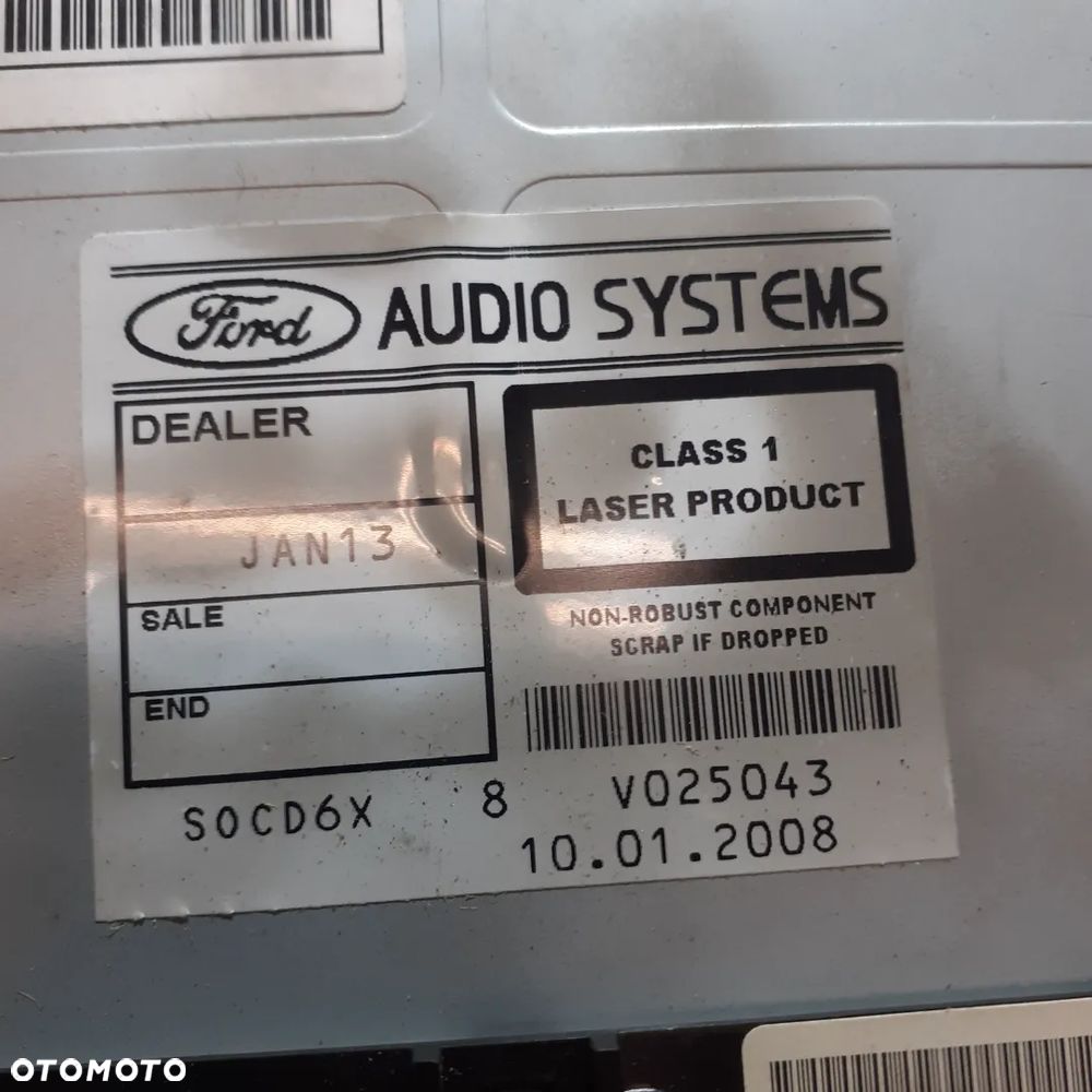 RADIO ZMIENIARKA 6 CD MONDEO MK4 7S7T-18C939-BF - 2