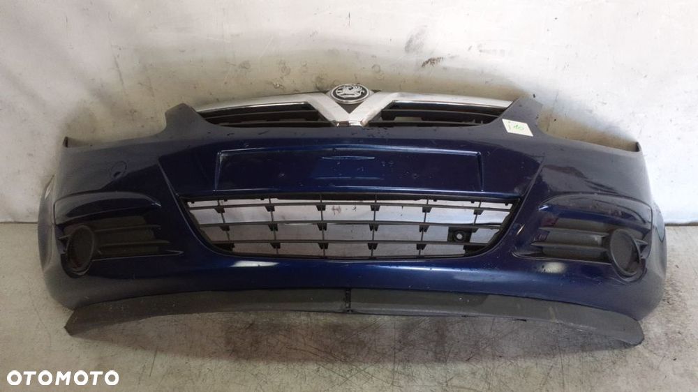 } ZDERZAK PRZÓD PRZEDNI OPEL CORSA D 4 IV Z21B GRANATOWY - 1