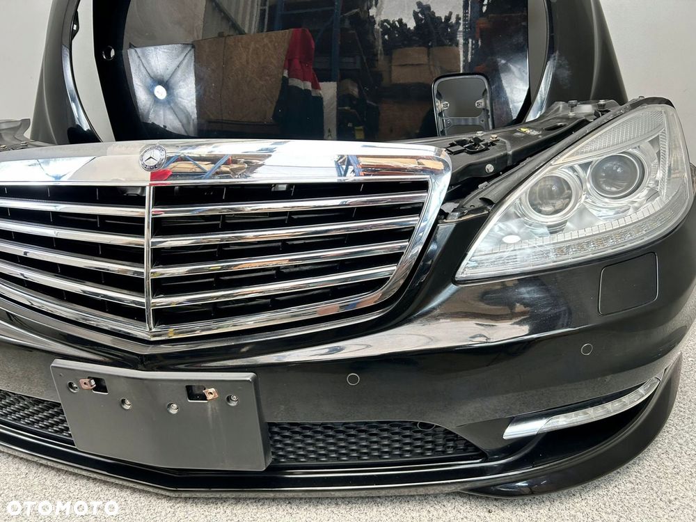 MERCEDES S W221 LIFT AMG ZDERZAK PAS LAMPY BI XENON CHŁODNICE BŁOTNIKI - 4
