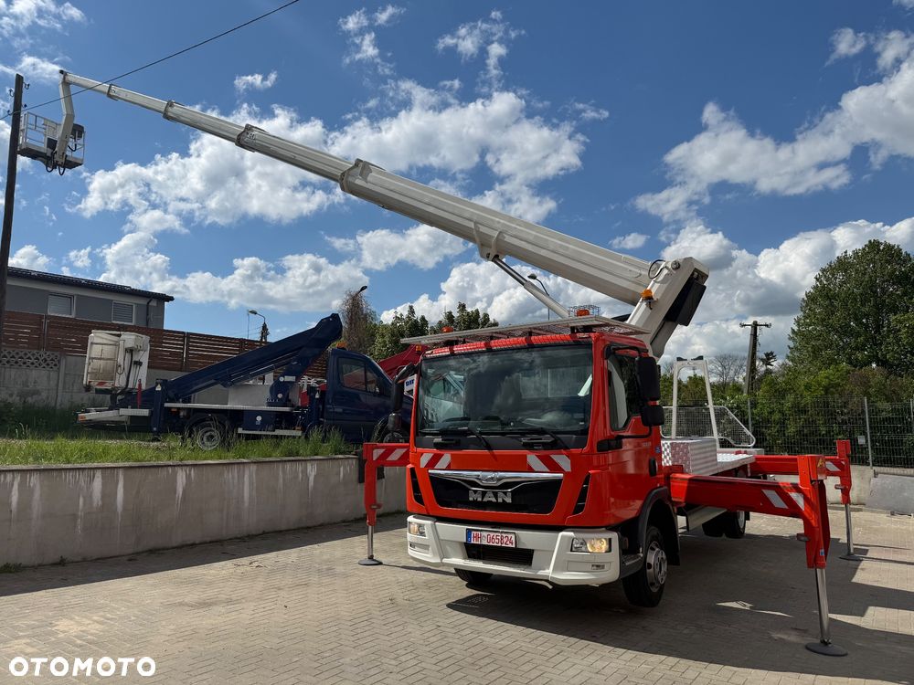 MAN Podnośnik Koszowy Zwyżka Ruthman T330 33 metry  DmC 7500KG! 21 w bok! UDT! Jak Wumag Gsr Multitel Euro 6!!! - 14