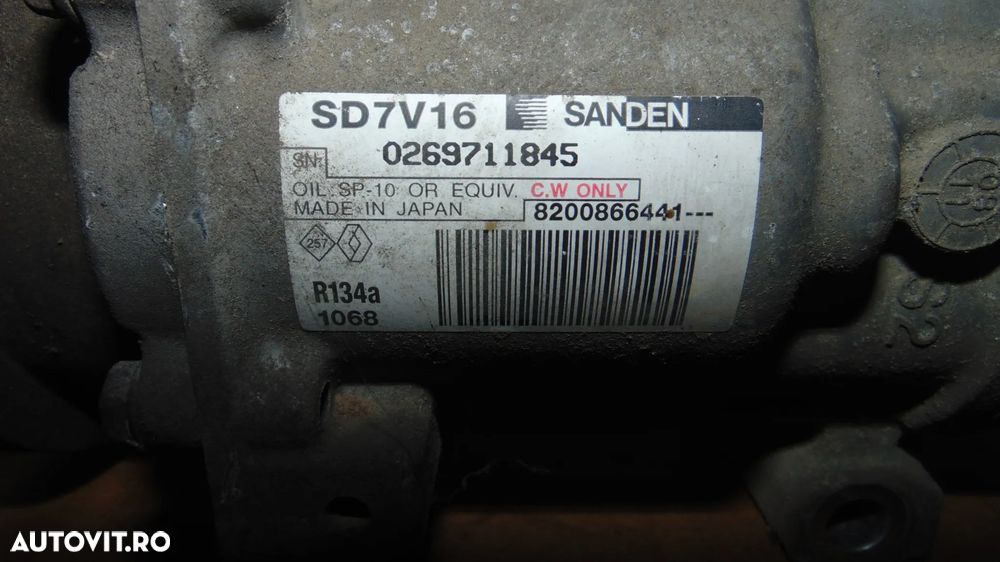 Compresor Clima Dacia Sandero,Duster,Logan 1.6 benzina cod 2447810124/926000097R - 4