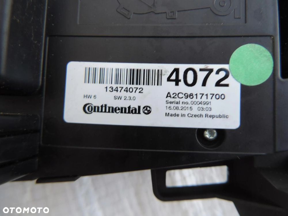 OPEL ZAFIRA C RADIO CD 400 PLUS 39019098 13474072 - 4