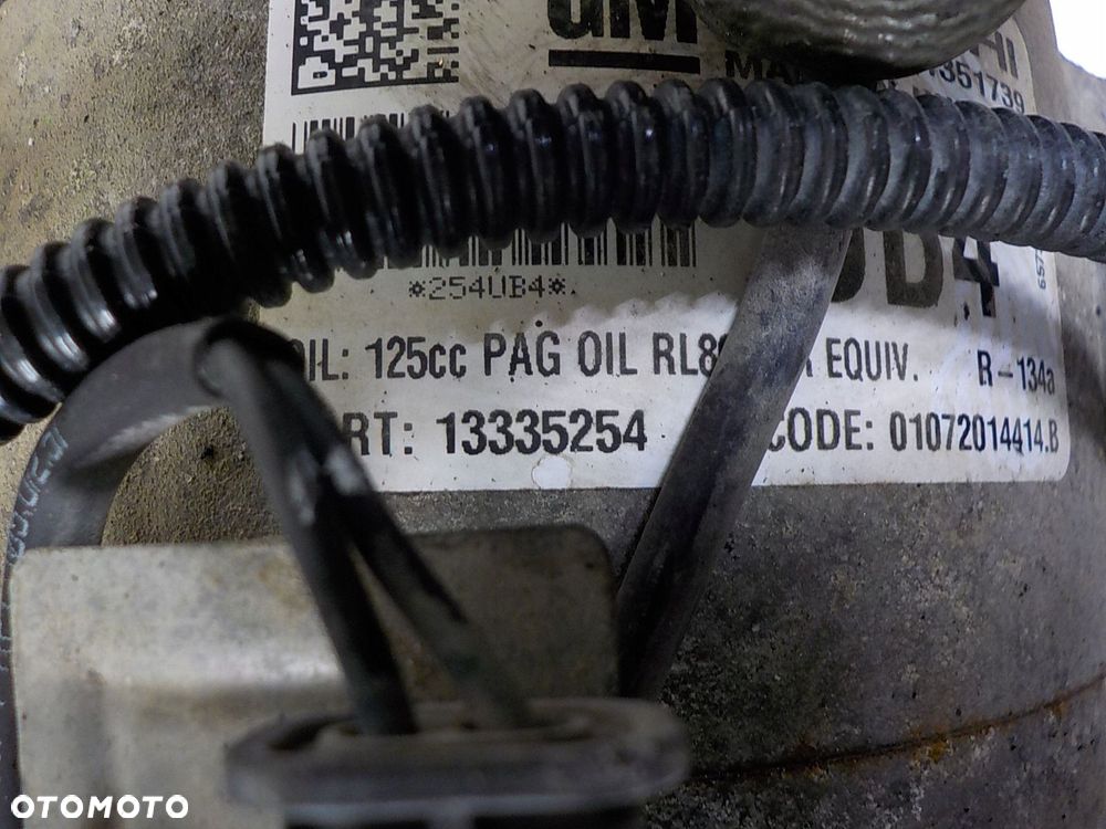 OPEL ASTRA J SPRĘŻARKA KLIMATYZACJI 401351739 UB4 - 2