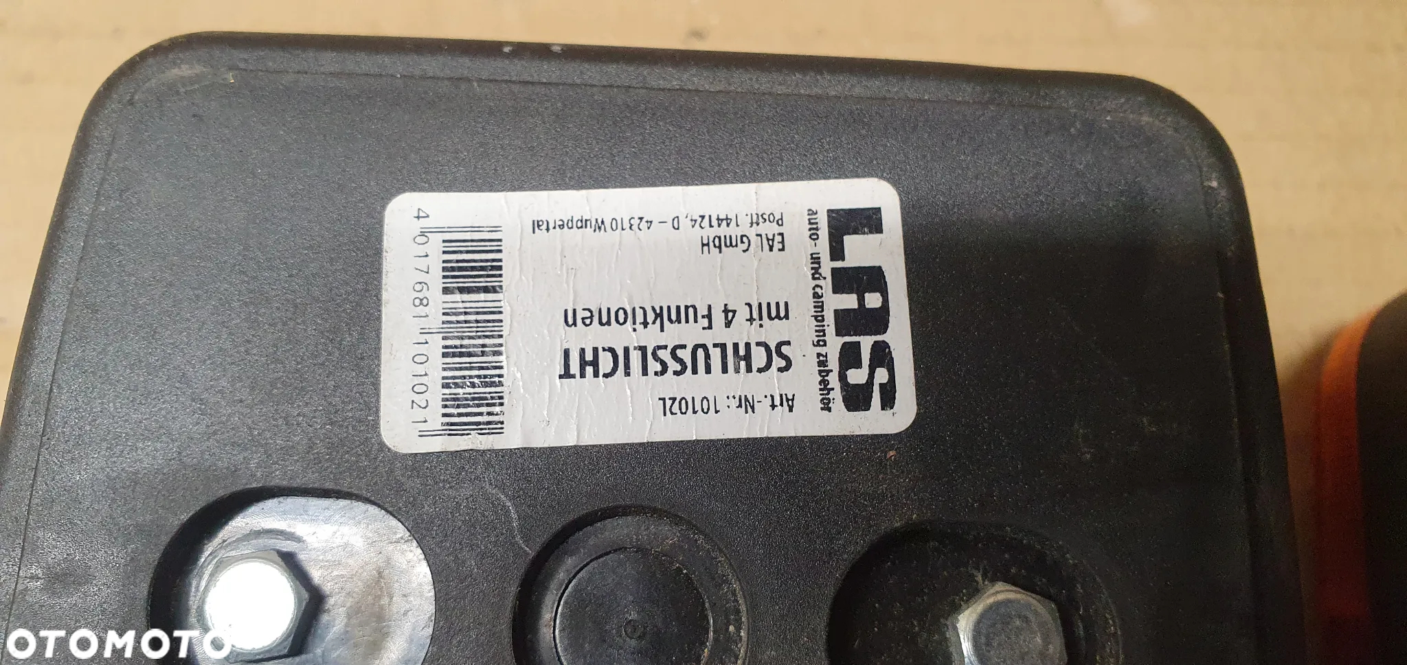 Lampa tył tylna uniwersalna do przyczepki LAS 10102L - 6