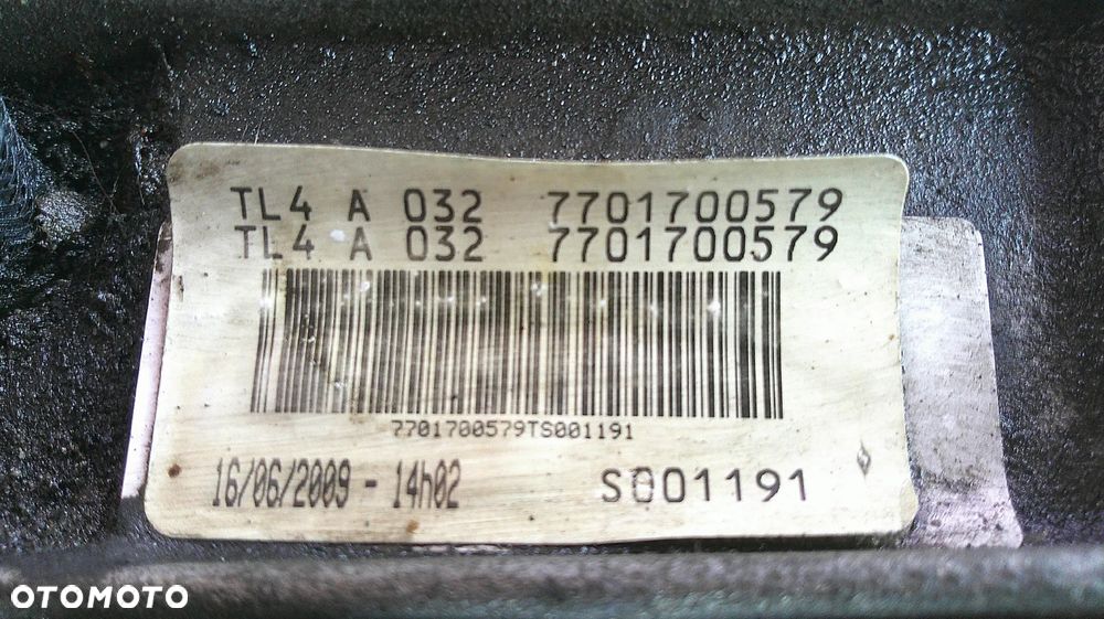 RENAULT MEGANE 3 III 1.4 TCE SKRZYNIA BIEGÓW TL4A032 - 2