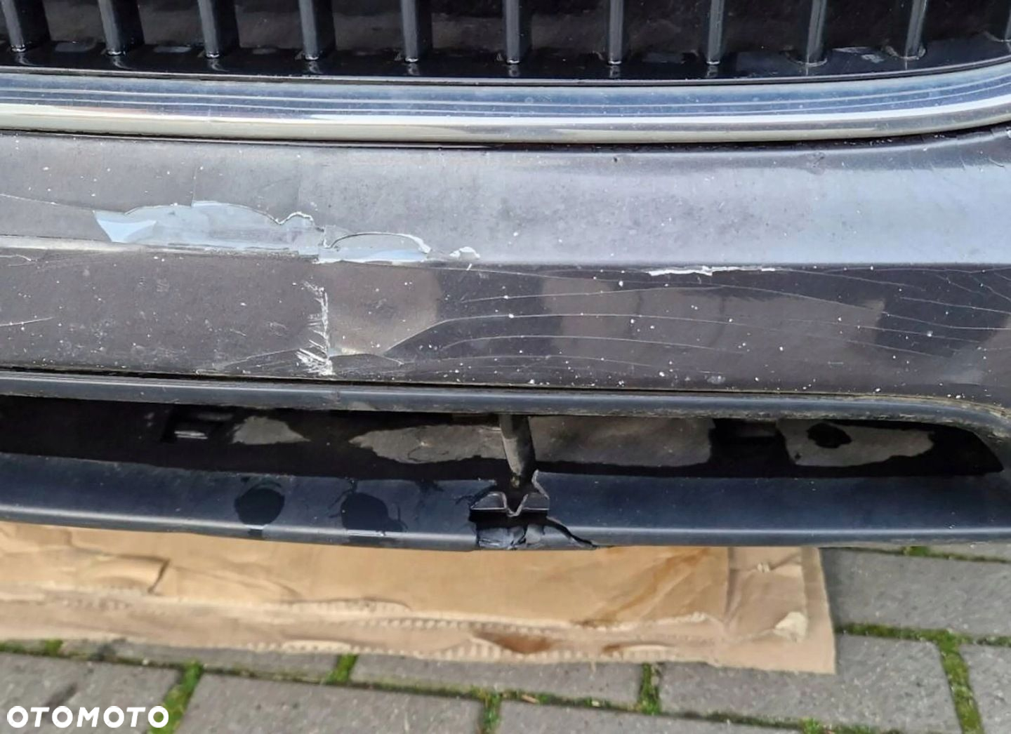 AUDI Q7 4L ZDERZAK PRZEDNI PRZÓD GRIL LZ7L SLINE S-LINE - 7