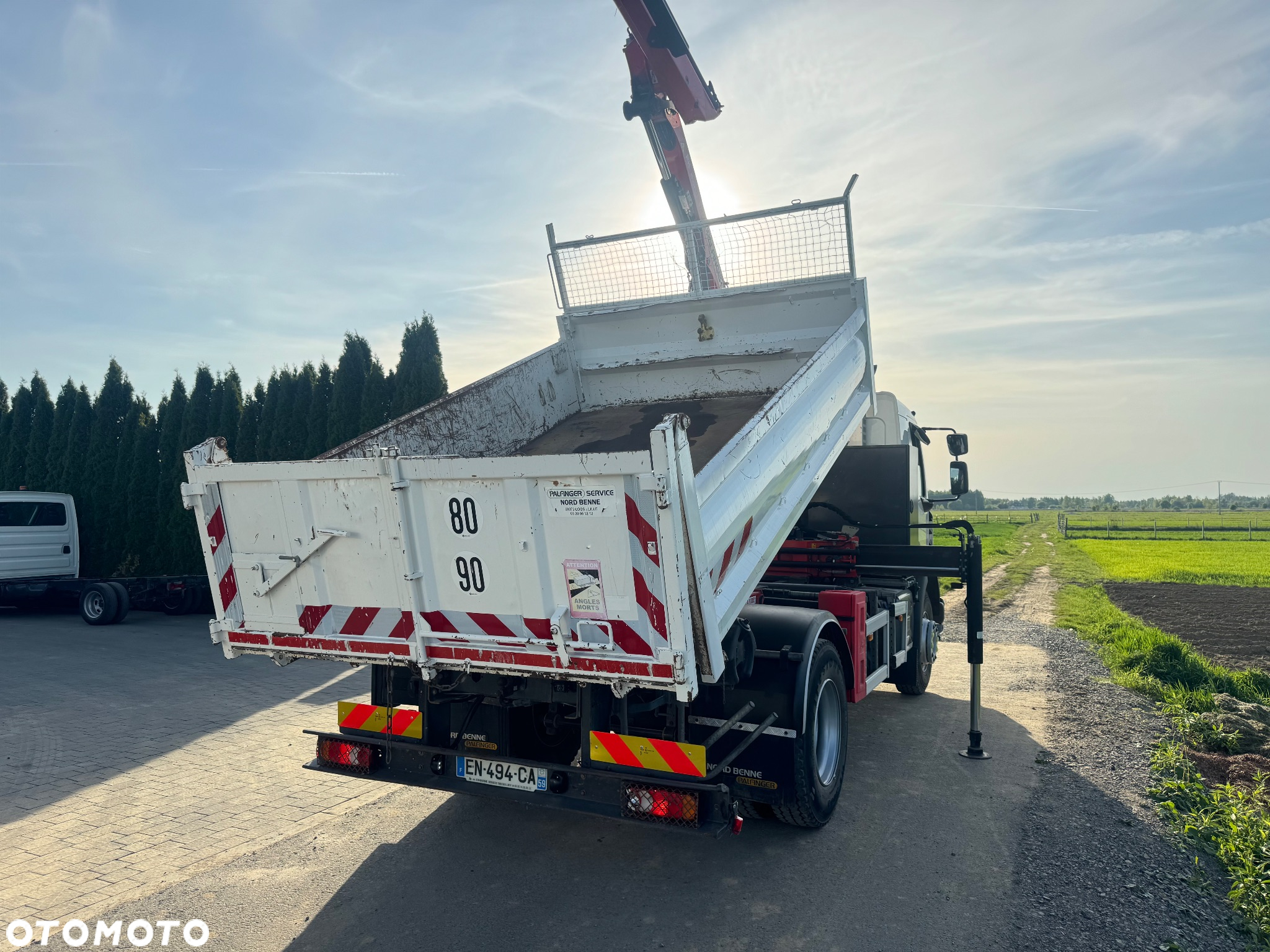 Renault RENAULT D14 /  / WYWROTKA + HDS PALFINGER 8.501 SLD3 - 9