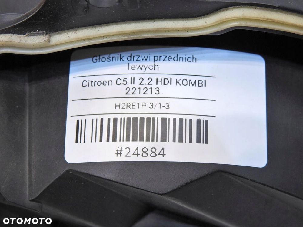 GŁOŚNIK LEWY PRZÓD CITROEN C5 III - 5