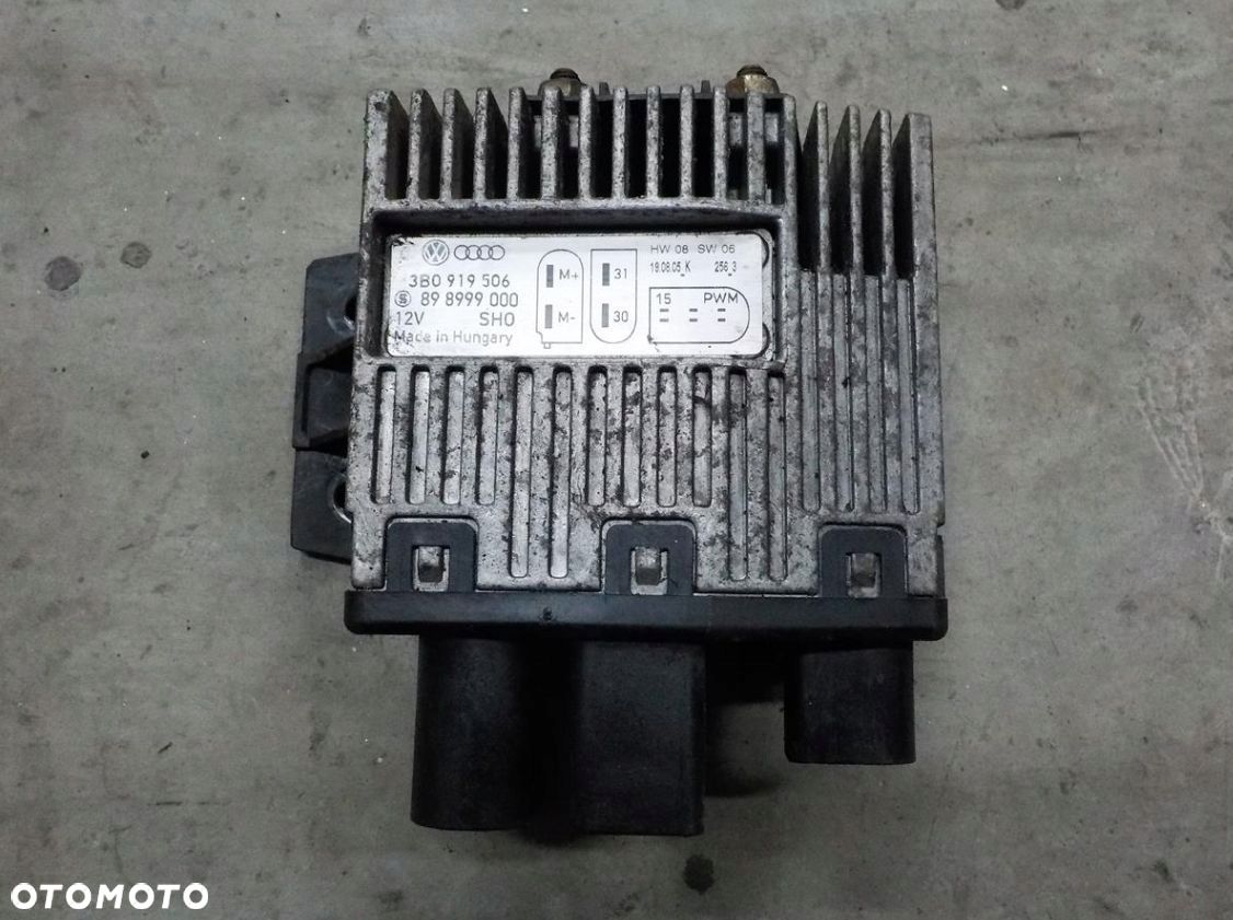 VW T5 MODUŁ STEROWNIK WENTYLATORÓW 3B0919506 - 1