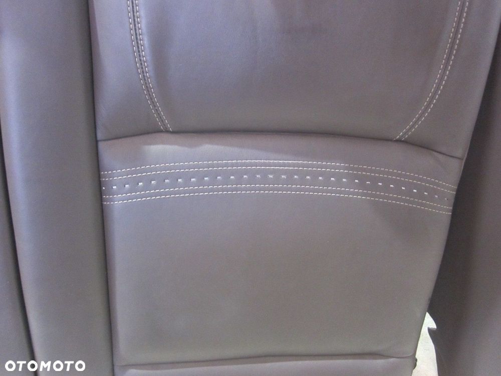 BMW 5 F10 KANAPA TYLNA SIEDZISZKO BRĄZOWE BRĄZ MOKKA SZEW NAPPA 7358698 - 11