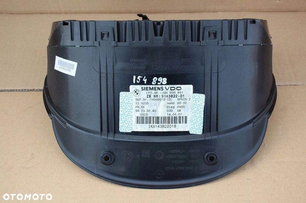 Licznik BMW e90 e91 e92 e93 diesel UK 9143822 318d 320d - 2