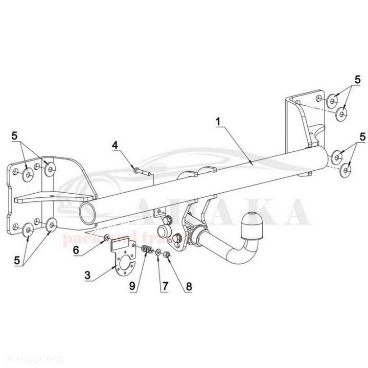 Hak Holowniczy Automat Do Bmw X6 E71 2008-2014 - 3