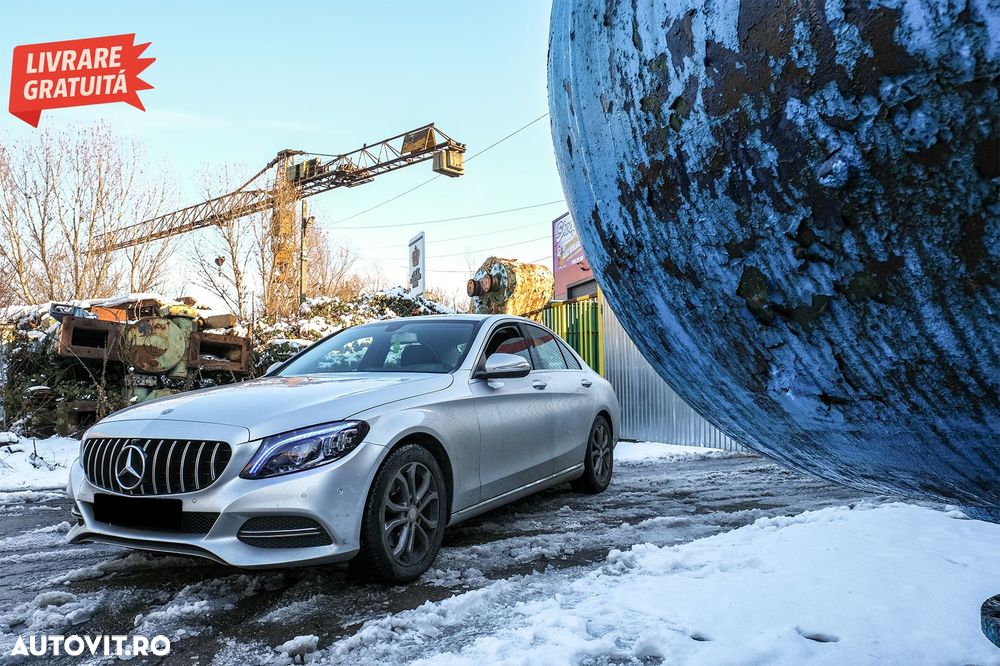 Difuzor Bara Spate cu Ornamente tobe Mercedes C-Class W205 S205 (2014-2020) C63 De- livrare gratuita - 19