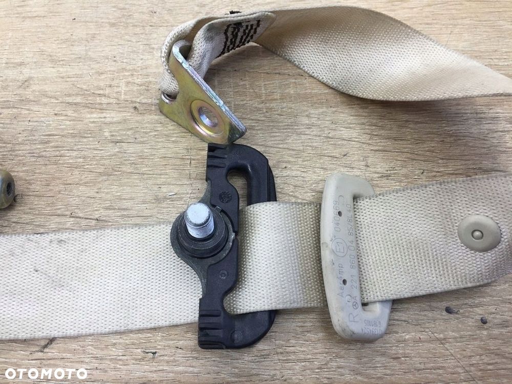 PAS BEZPIECZEŃSTWA TYŁ PRAWY MERCEDES W221 CZARNY - 14