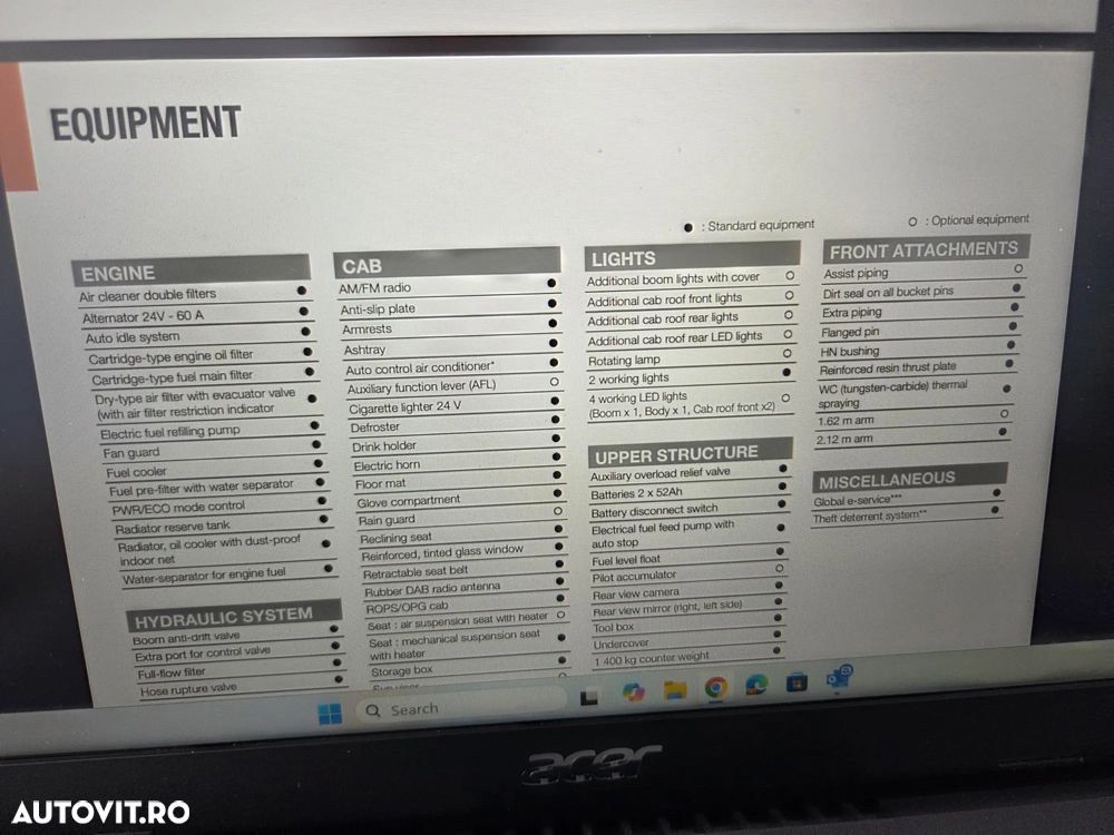 Hitachi ZX85, 2021, 4.054h, LAMA nivilare, CUPLA RAPIDA HIDRAULICA+2 CUPE EXCAVARE NOI+CUPA TALUZ NEINCILNABILA noua, senile pad cauciuc 80% ok, inst picon, Aer cond, camera spate, ridica 4t, revizia facuta, posibilitate leasing 4 ani-PROMOTIE 56.900 EUR+Tva - 30