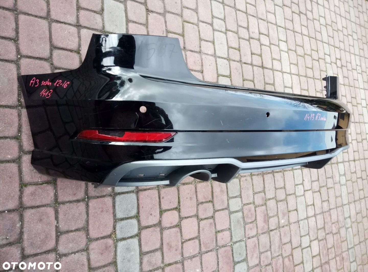 Zderzak tył tylni AUDI A3 8V5 SEDAN S-LINE LIFT 2016-2020 17- 18- 19- 2019- - 2