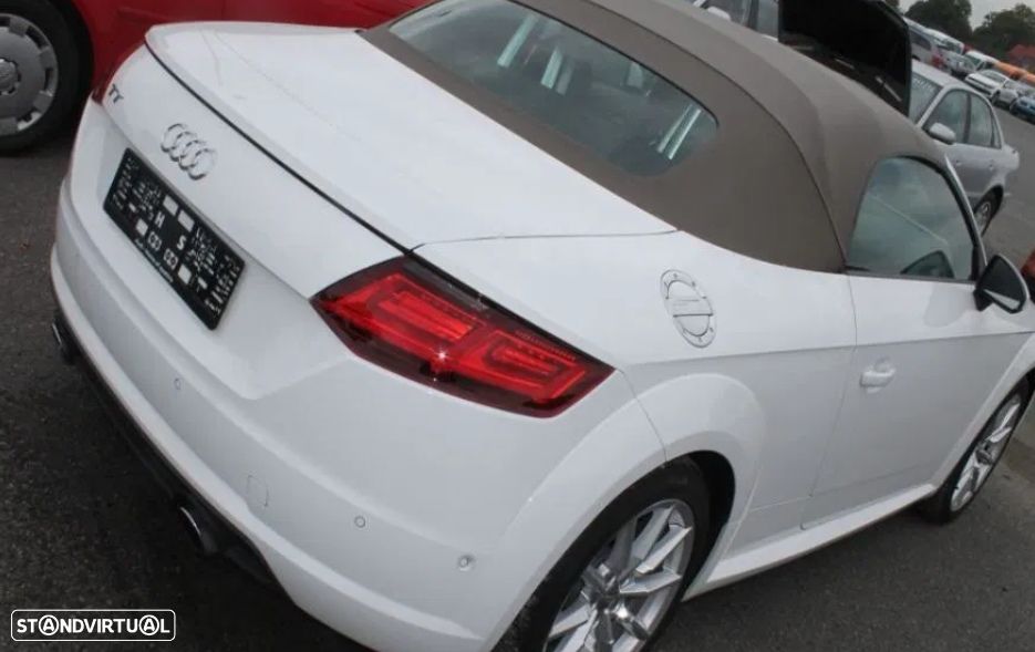 Audi TT / TTS 8S Cabrio 2016–2019 Capota Completa + Mecanismo (Castanho) OEM - 3