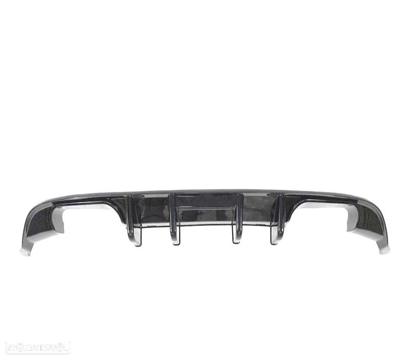 DIFUSOR VOLKSWAGEN VW GOLF 7.5 17-20 LOOK R LINE PRETO BRILHANTE - 1