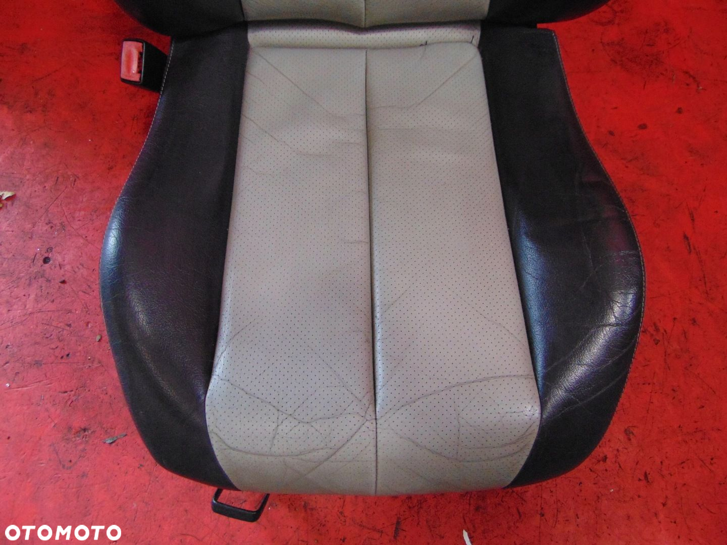 MERCEDES SLK I R170 170 W170 FOTEL FOTELE SIEDZENIA GRZANE SKÓRA BOCZKI KPL - 3