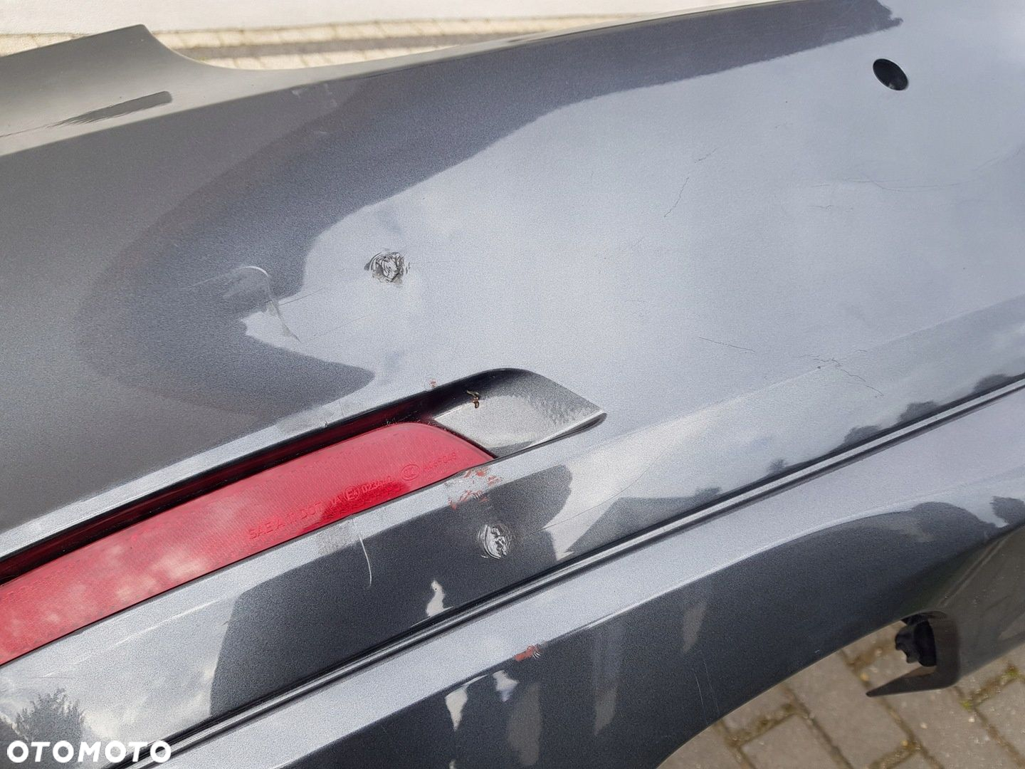 BMW 3 F30 ZDERZAK TYLNY TYŁ PDC LAKIER B39 - 4