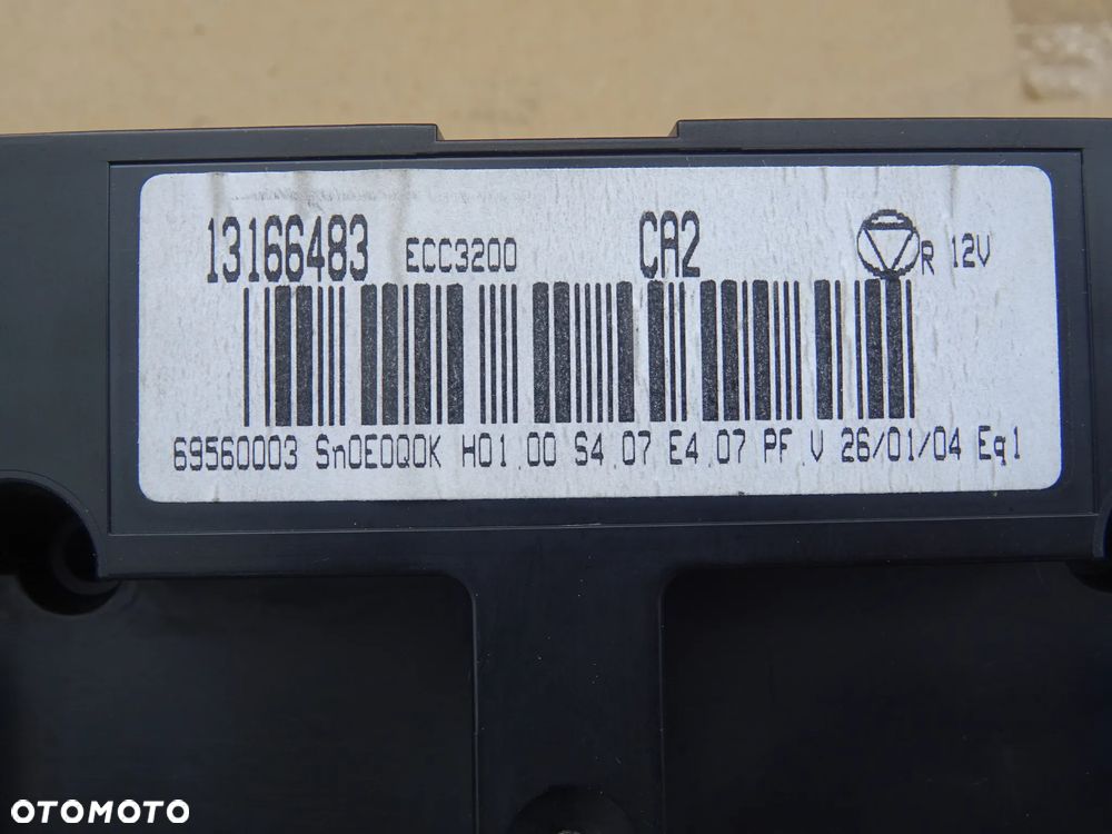PANEL KLIMATYZACJI OGRZEWANIA NAWIEWU OPEL VECTRA C SIGNUM - 21