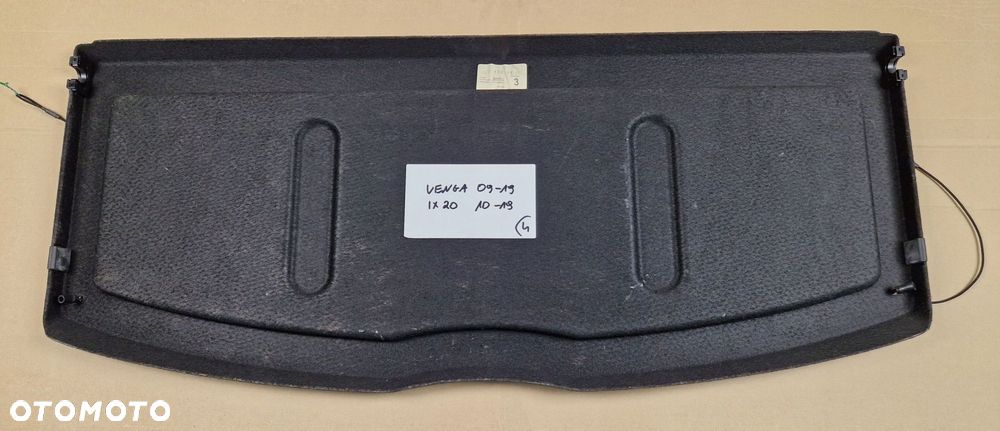 kia venga 09-19 hyundai ix20 10-19 półka tylna bagażnika 85910-1p000 - 4
