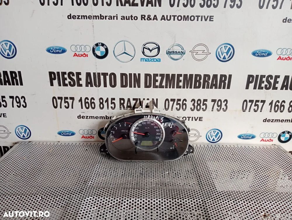 Ceasuri Bord Mazda 5 2.0 Diesel An 2005 -2006-2007-2008-2009-2010 Volan Stanga Dezmembrez Factura s - 1