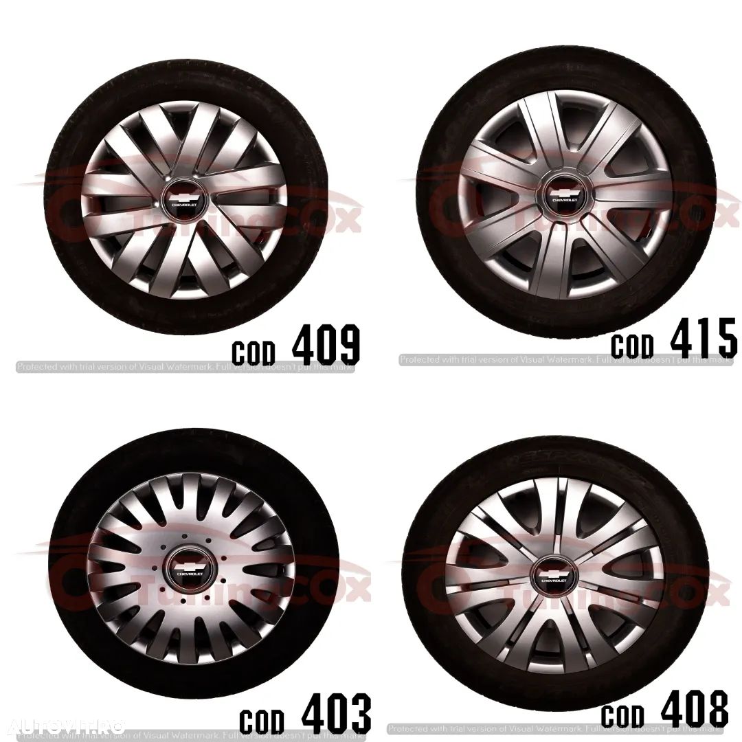 Capace roti CHEVROLET r16  la set de 4 buc ,Capace janata aliaj - 1
