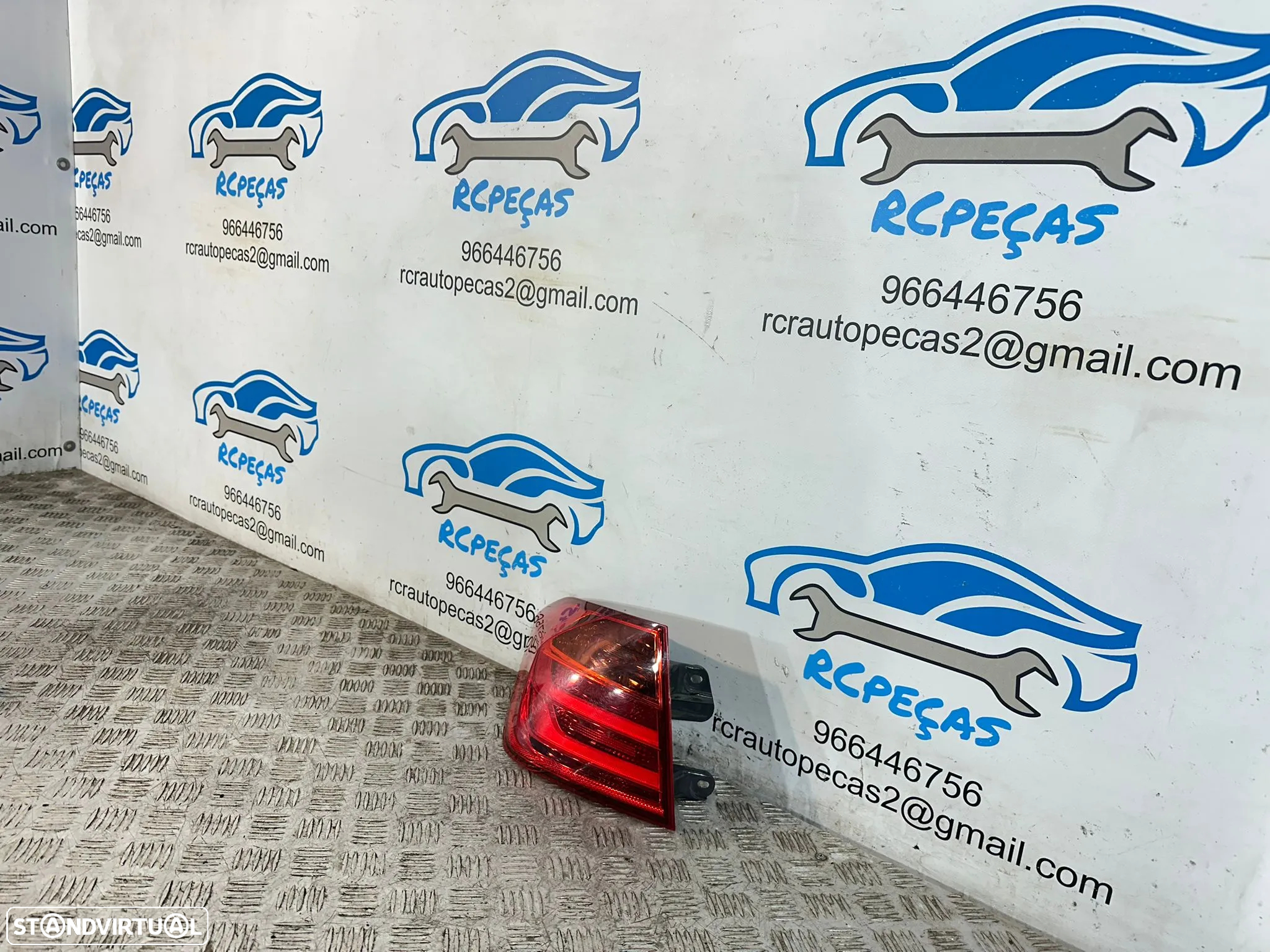 .Conjunto Farolins Led Originais Tras Traseiro Direito Esquerdo BMW Serie 3 F30 2011 - 2019 - 12