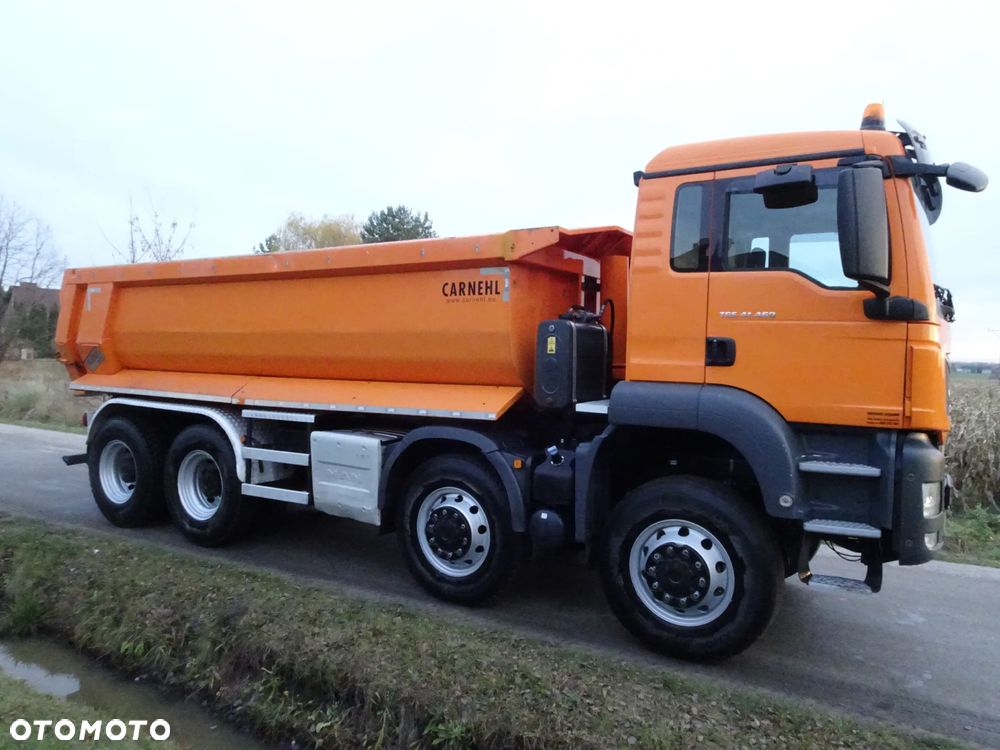 MAN TGS 41.460 Mulda Kipper Carnehl  8x8 idealny stan DMC 41T - 7