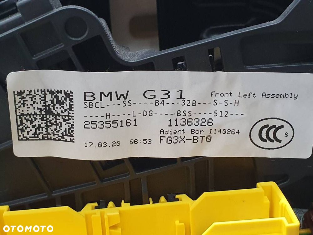 FOTELE KANAPA BOCZKI KOMPLET BMW 5 G31 EU 2020 EUROPA - 16