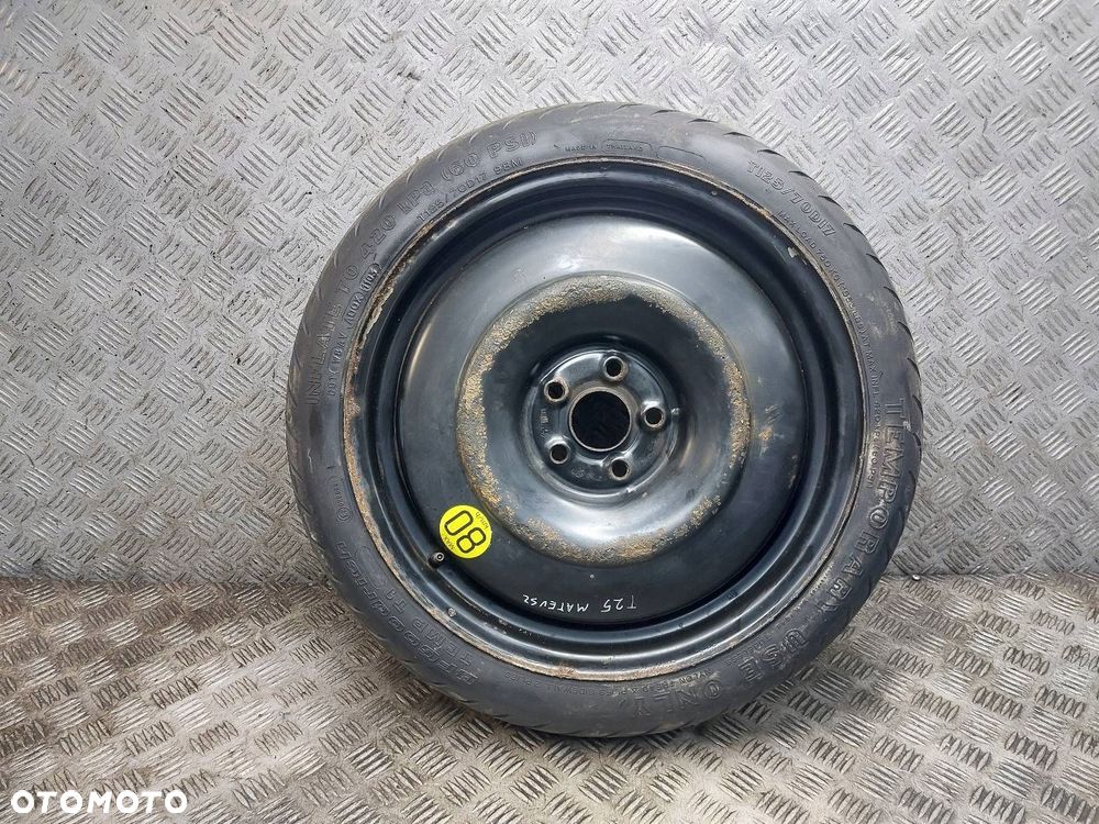 DOJAZDÓWKA 5x100 4Jx17 ET39 FI54,1 125/70R17 TOYOTA AVENSIS T25 - 1