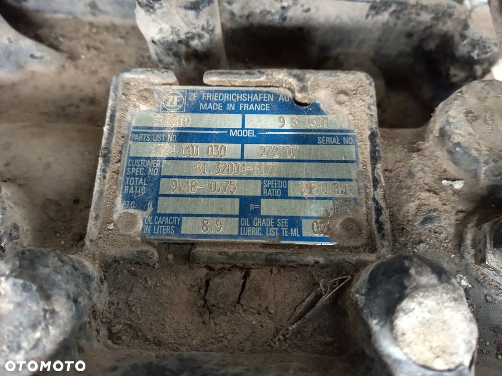 SKRZYNIA BIEGÓW MAN TGL,TGM, DAF  ZF 9S 1310 eur 6 - 3