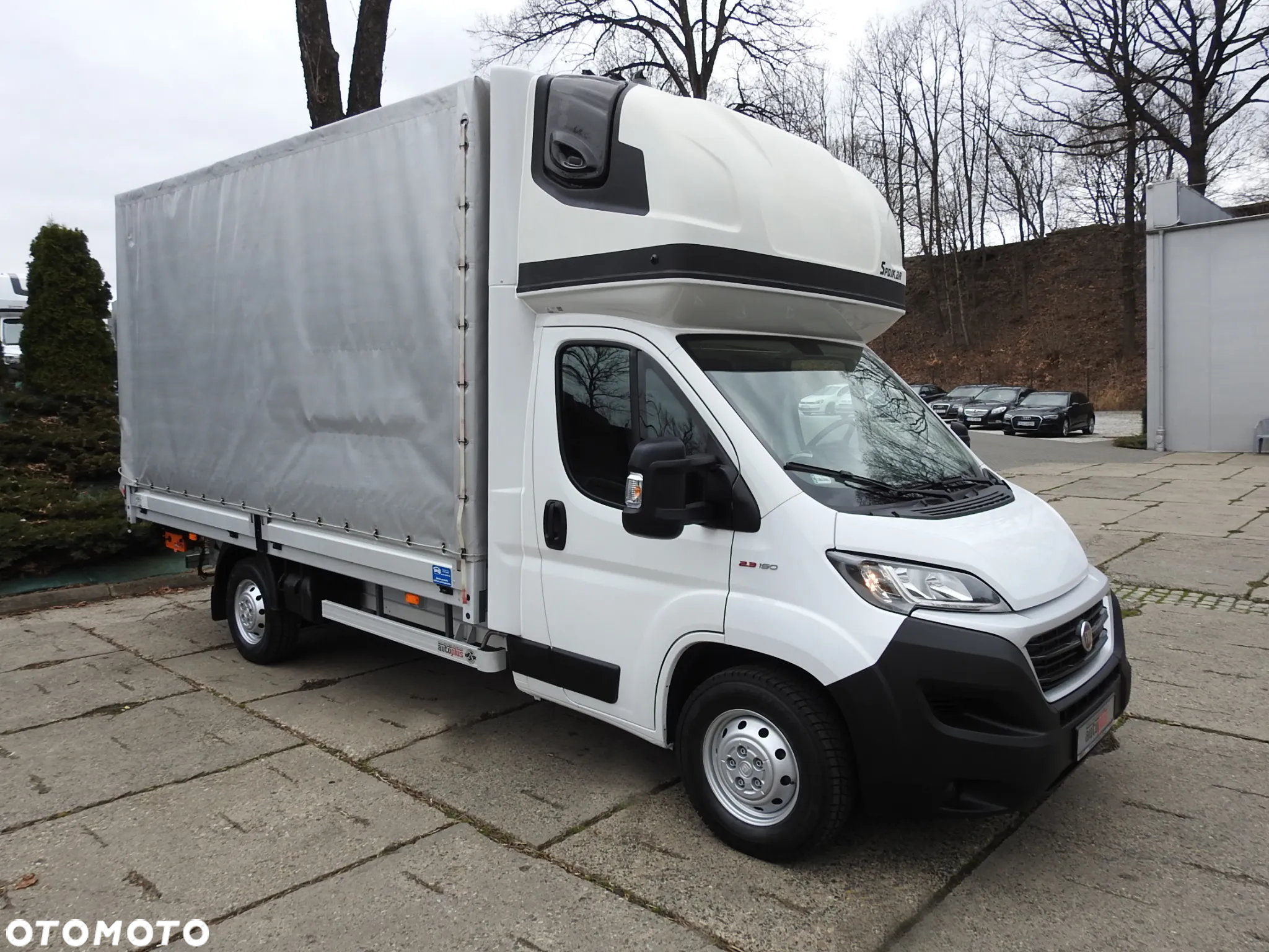Fiat DUCATO PLANDEKA WINDA 8 PALET WEBASTO KLIMATYZACJA TEMPOMAT 150KM [ 5660 ] - 5