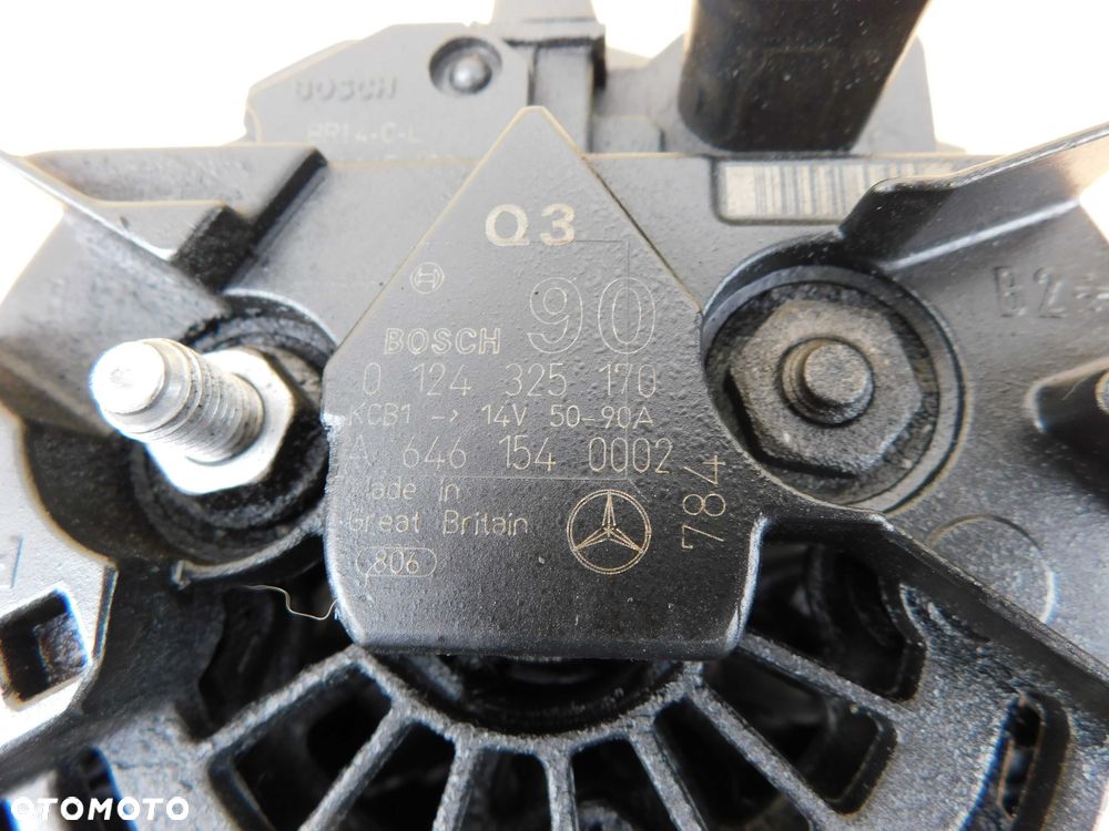 Alternator Mercedes Sprinter 906 2.2 CDI OM646 A6461540002 Bosch 0124325170 - 4