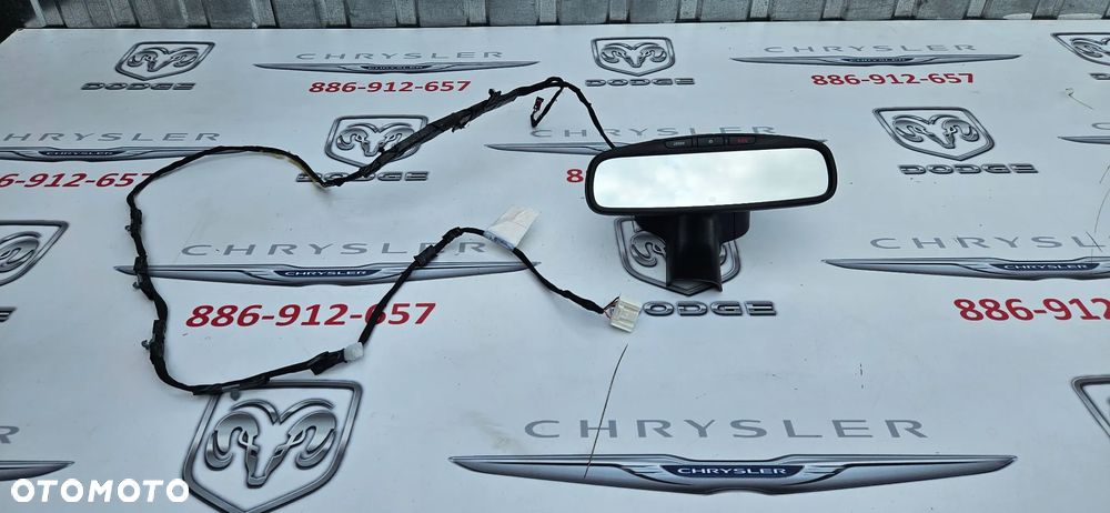 Dodge Durango III LIFT 2021-2025 Lusterko wsteczne Lusterko wewnętrzne Obudowa lusterka Kompletne SOS ASSIST Instalacja lusterka Wiązka P68471147AA - 1