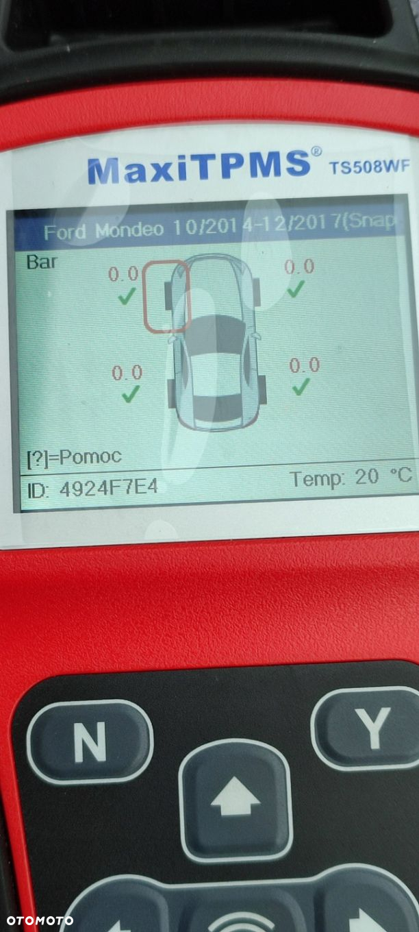 Czujniki Ciśnienia Kół Tpms Oryg. Ford Focus Fiesta Mondeo EV6T-1A180-CD - 8