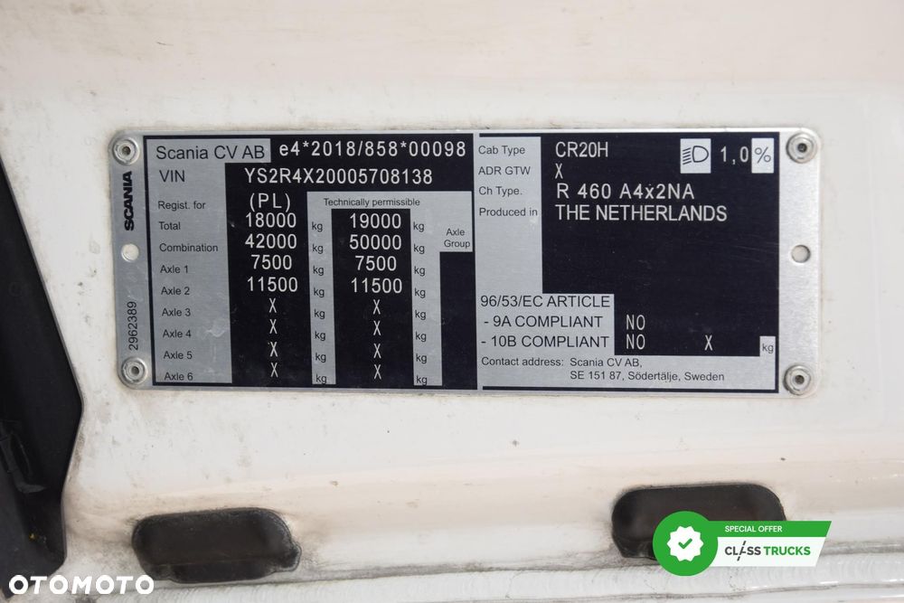 Scania R460 CR20H Adaptive Cruise Control - 17