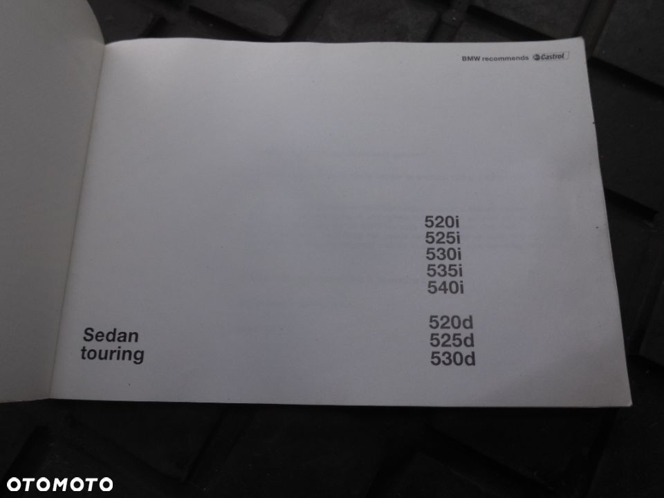 Bmw 5 E39 95 03 Sedan Kombi Instrukcja Obsługi - 2