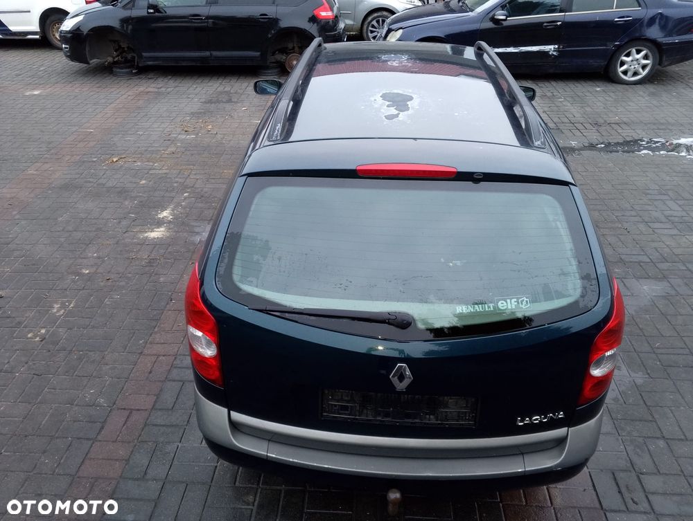 Renault Laguna II (01-05r.) 2.0 B 134KM. Silnik F4R712 Skrzynia JR5014 lakier NV903. Cały na części. GWARANCJA !!!  Przód Tył Zestaw Komplet Drzwi Klapa Zderzak Błotnik Maska Grill Atrapa Szyba Pas Lampa Lusterko Boczki Fotel Kanapa Kokpit Deska Rozdzielcza Przełącznik Włącznik Sterownik Przewody Wiązka Instalacja Moduł Komputer Czujnik Listwa Pompa Alternator Wtryski Głowica Rozrusznik Kompresor Sprzęgło Dwumas Silnik Skrzynia ABS Klimatyzacji Paliwa Wspomagania Kolektor Turbina Przepustnica Zawór Chłodnica Koło Hak Belka Sanki Zawieszenie Mcpherson Półoś Amortyzator Wydech Tłumik Zacisk Most - 4