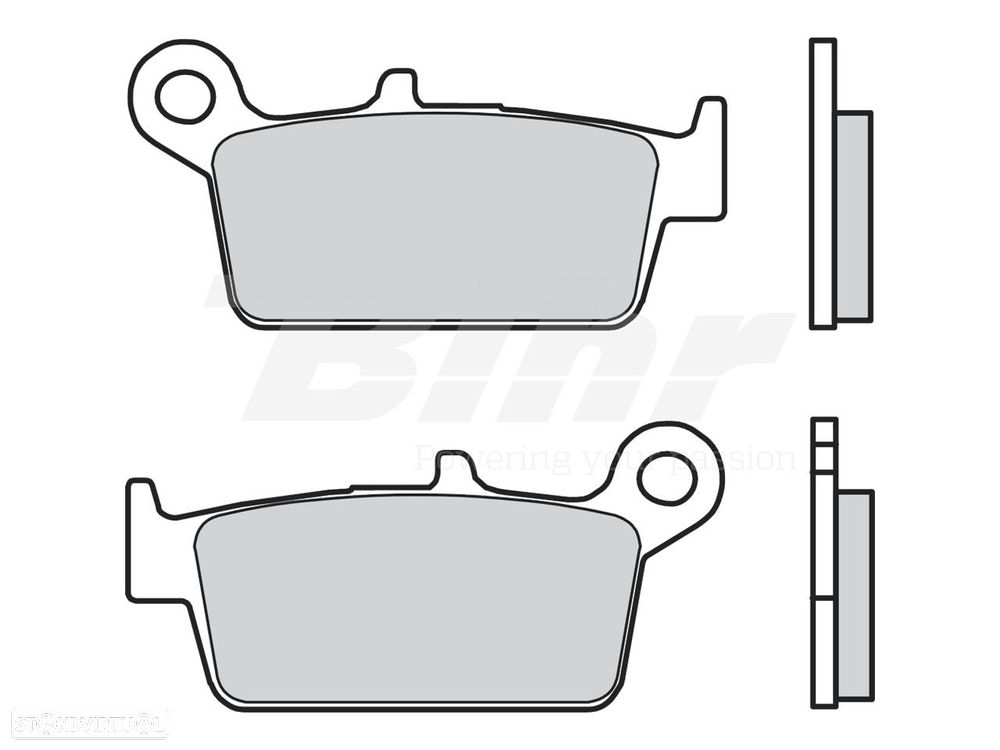 07010 - pastilhas de travão orgânicas brembo 7010 - 1