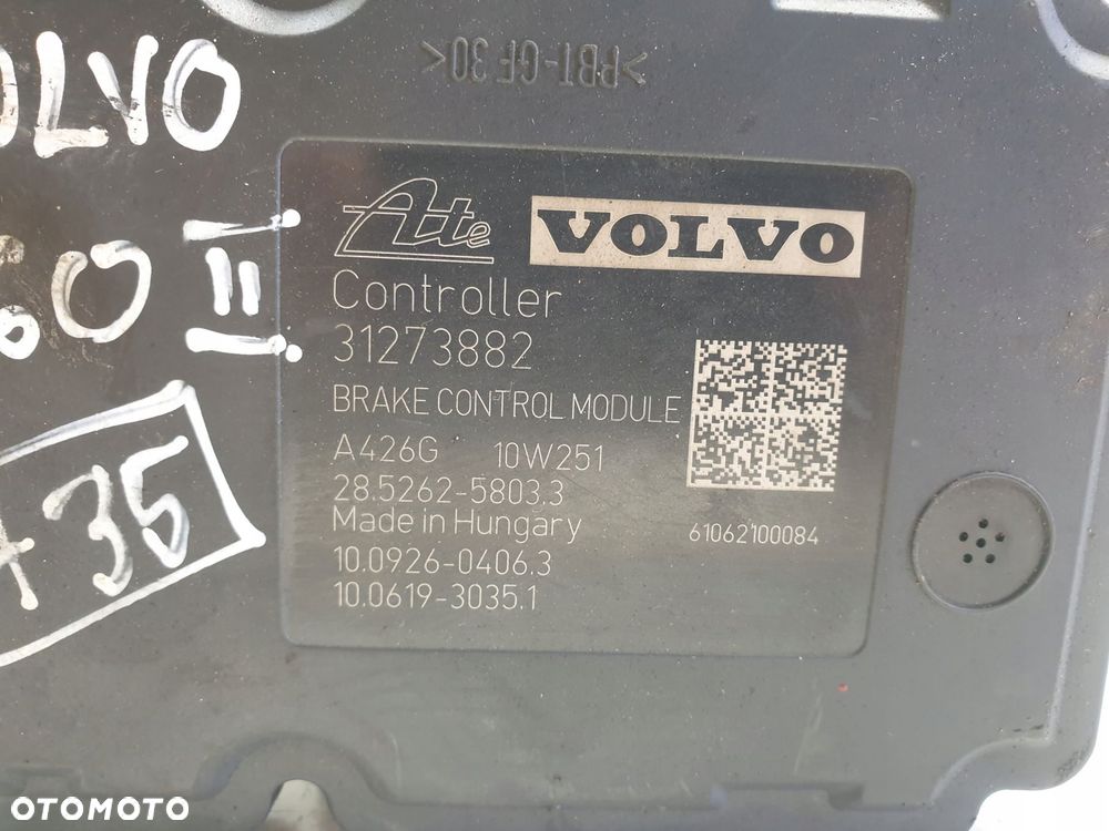Volvo V60 S60 II POMPA ABS Sterownik P31273882 - 11