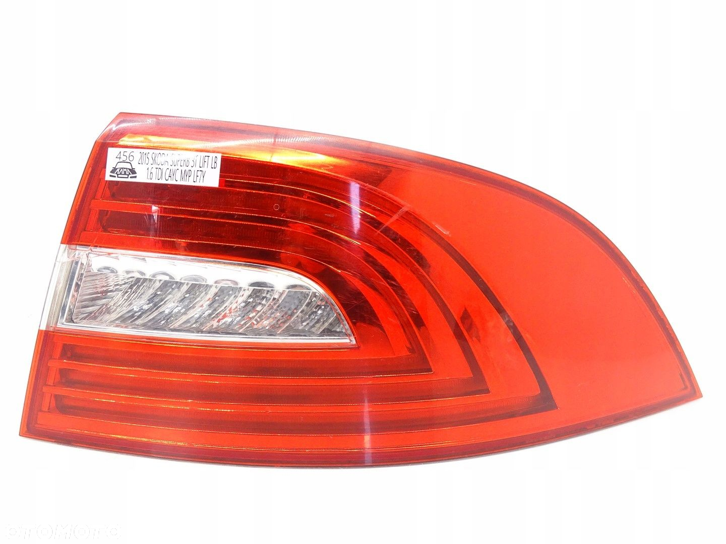 LAMPA LED PRAWY TYŁ PRAWA TYLNA SKODA SUPERB II 3T LIFT LB 3T5945096A - 2